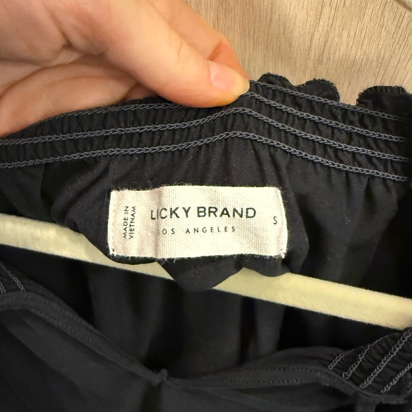 Lucky Brand Charcoal Blouse - Picture 2 of 4